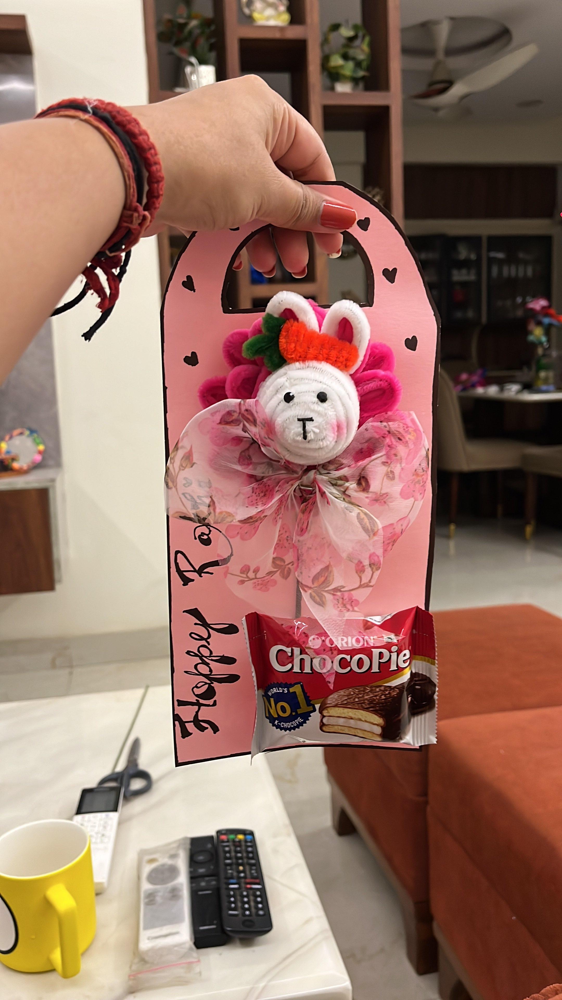 Cute handmade hamper - Image 1