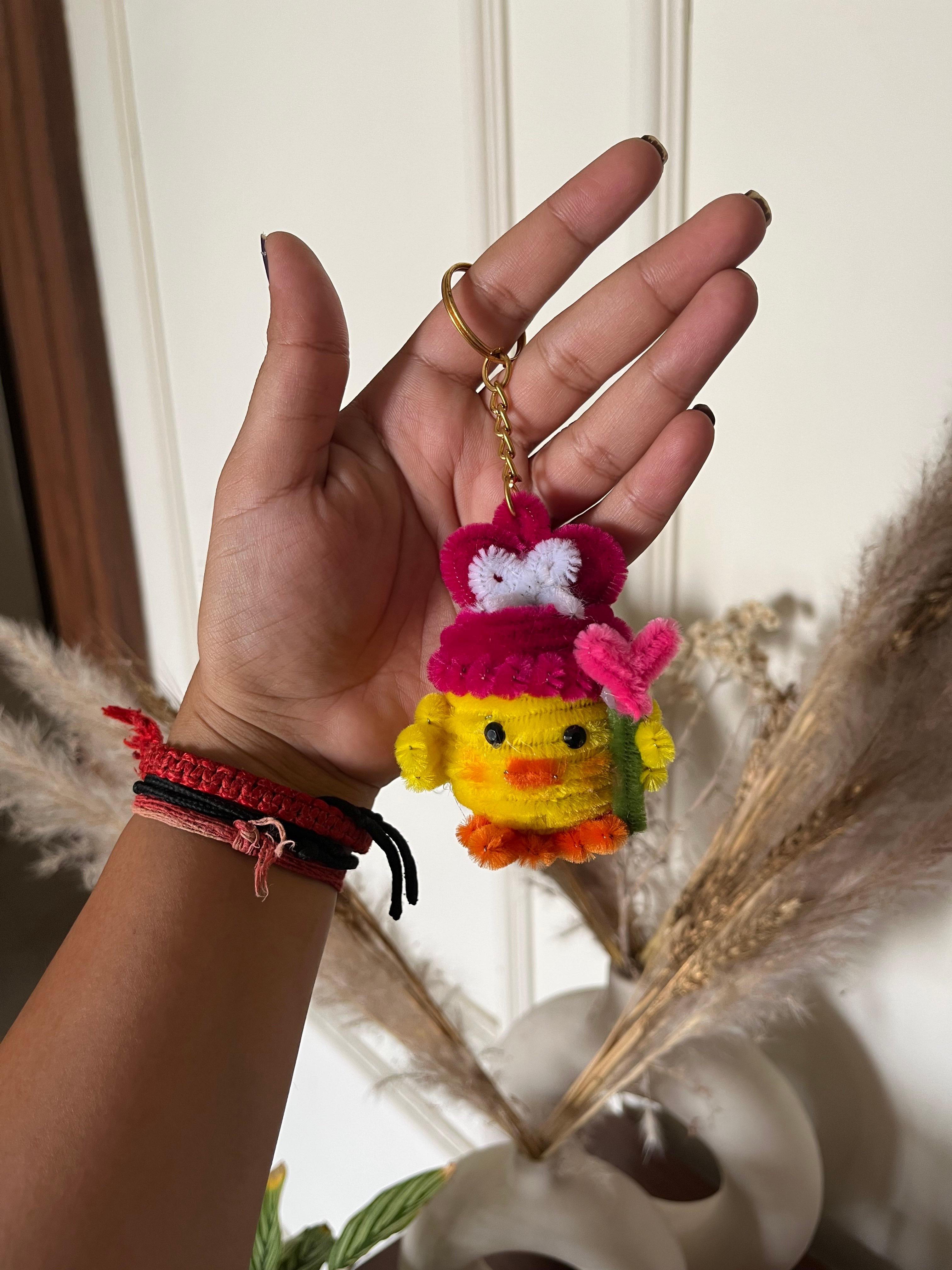 Chick Keychain - heart - Image 1